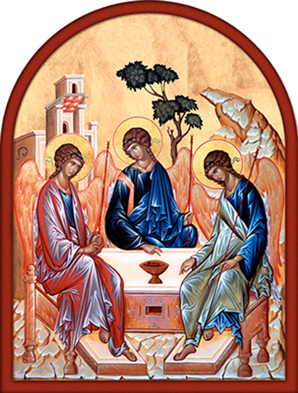 Holy Trinity Icon - 12"x 9" large classic print