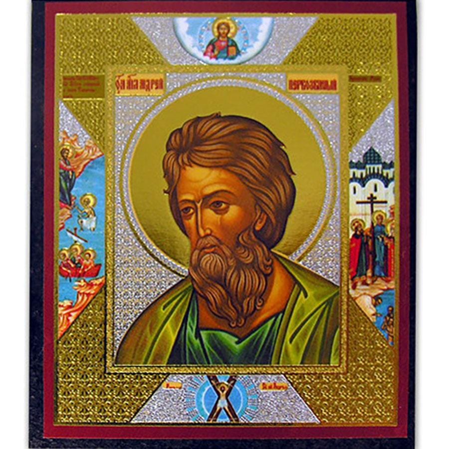 St. Andrew the Apostle Icon (3 in)