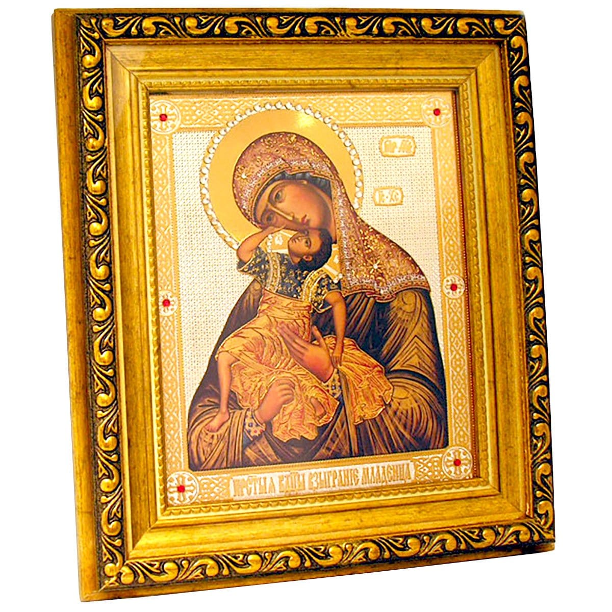 Mother of God with Playful Christ Child (Pelagonitissa) Icon (8.25 in)