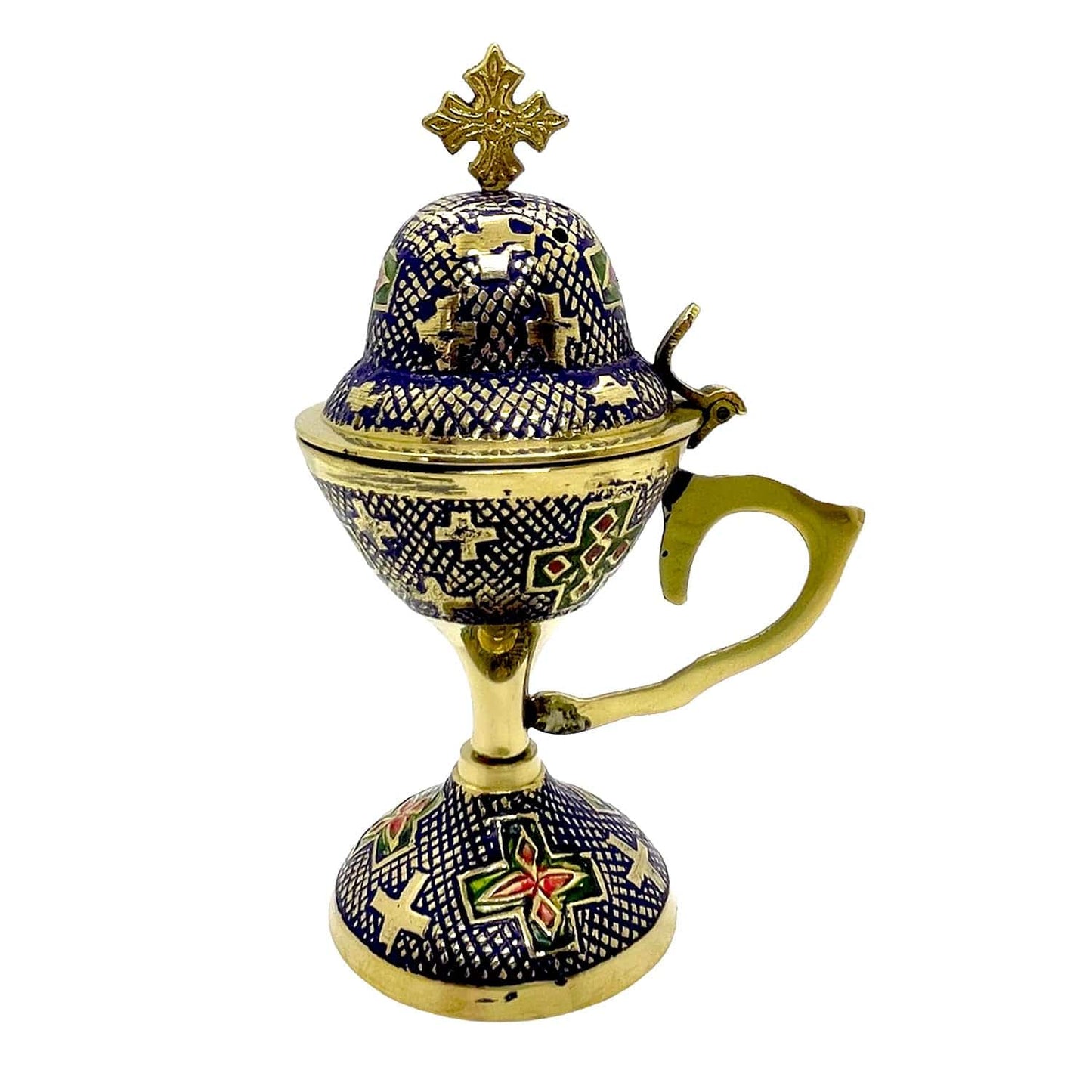 Home Censor, Brass Charcoal Burner: Violet