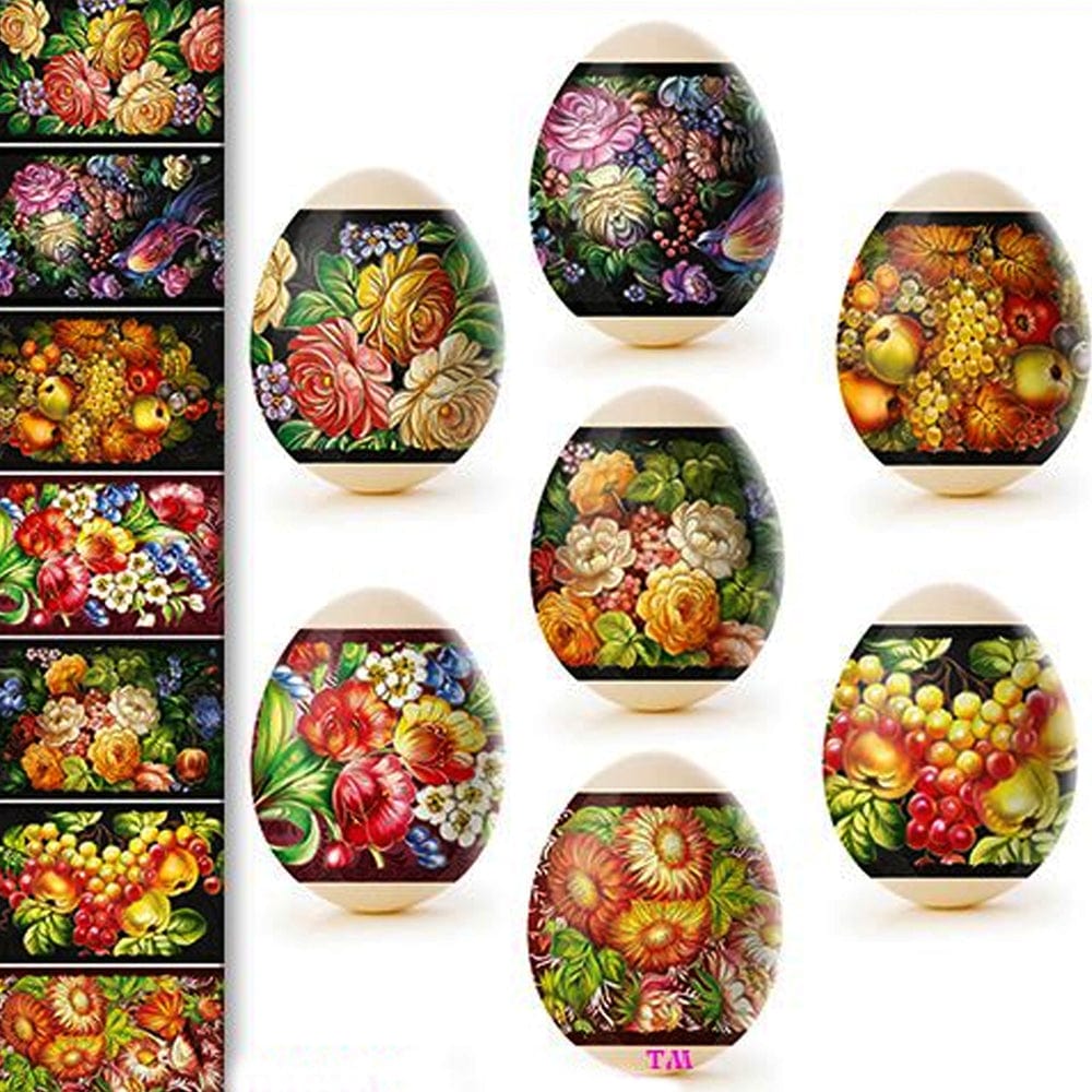 Egg Wraps: Fruit & Florals (7 wraps)