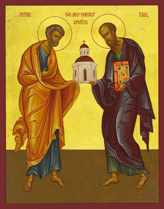Holy Apostles Peter and Paul Icon 9"x7"