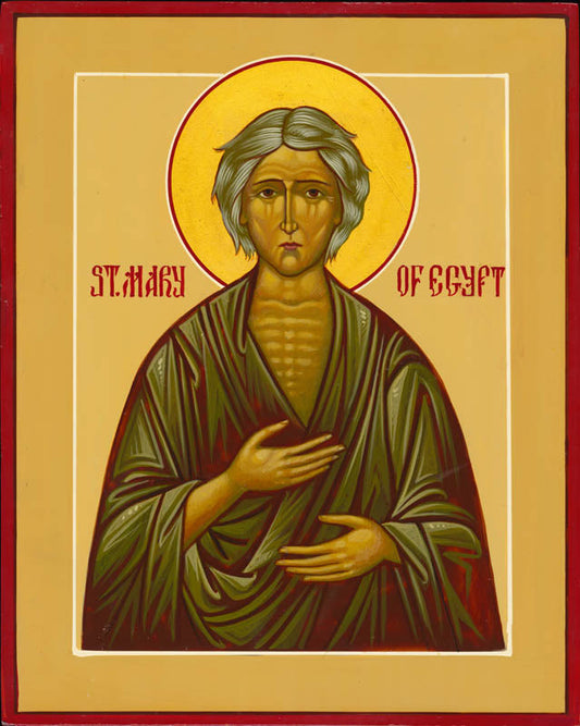 St Mary of Egypt 6" x 4.75"