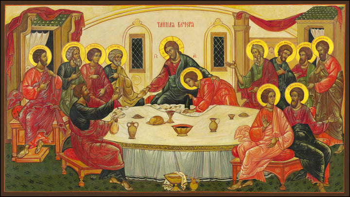 The Mystical Supper Icon 9"x 5"
