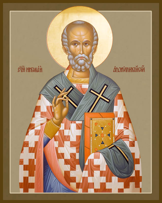 St Nicholas of Myra - Classic Print (6"x 4 1/2")