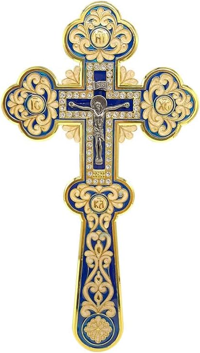 Gold Plated Alloy Blessing Cross