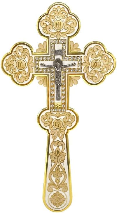Gold Plated Alloy Blessing Cross