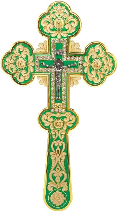 Gold Plated Alloy Blessing Cross