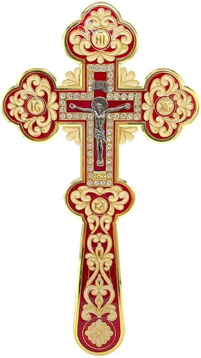 Gold Plated Alloy Blessing Cross