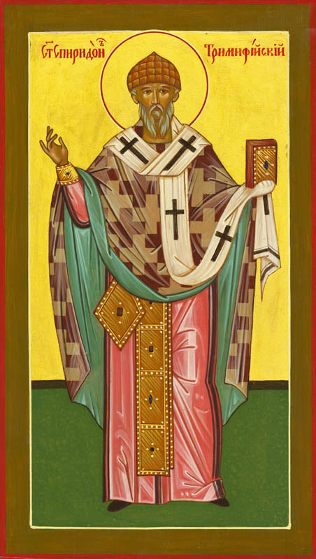 St Spyridon of Tremithus - Classic Print (6"x 3 1/2")