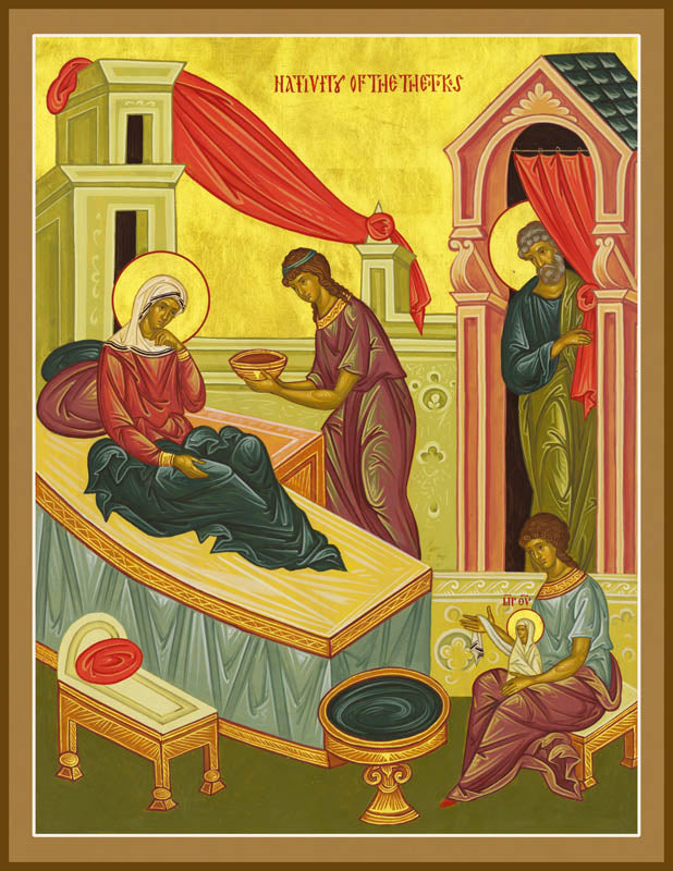 The Nativity of the Mother of God (Classic Print, 6"x 4 3/4")