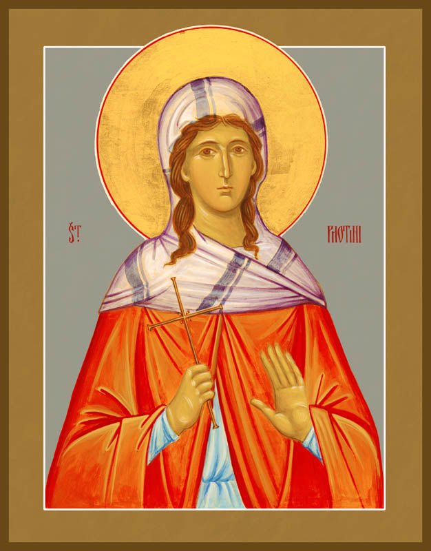 St Photini (Svetlana) - Classic Print (6"x 4 3/4")