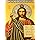 Gold Foil Christ The Teacher Madonna and Child Orthodox Russian Icon Diptych