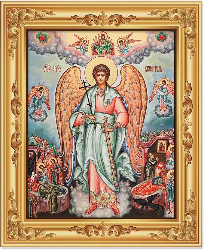 Orthodox Icon Protector Guardian Angel