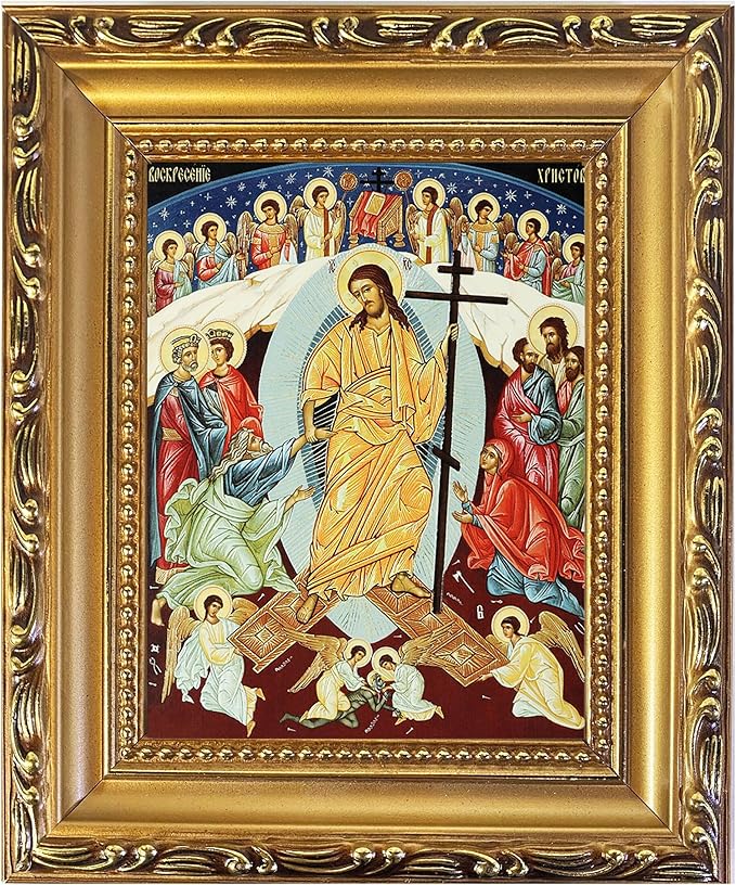 Resurrection of Jesus Christ Icon Assorted 3"x2.5"