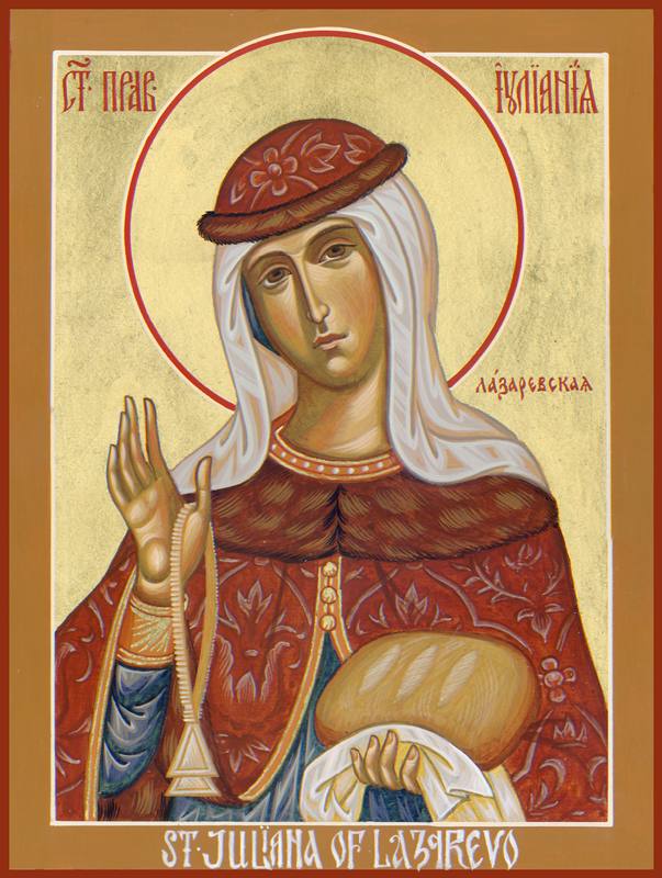 St Juliana of Lazarevo - Classic Print (6"x 4 1/2")