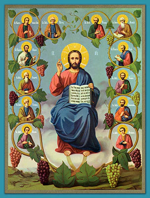 Christ the True Vine Icon - 7 in
