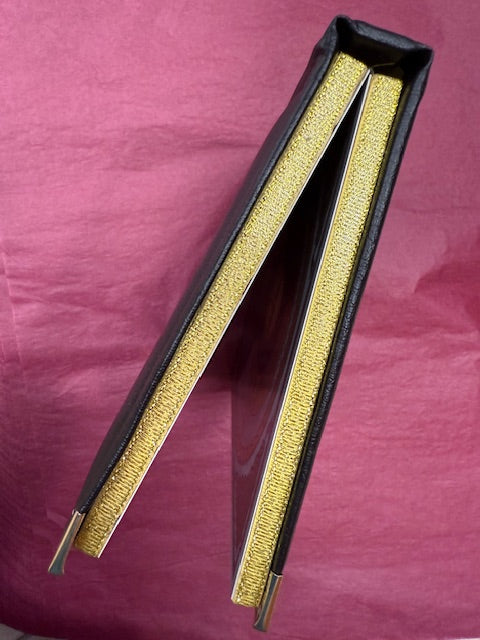 Pair of Wedding Icons in Standing Leather Frames