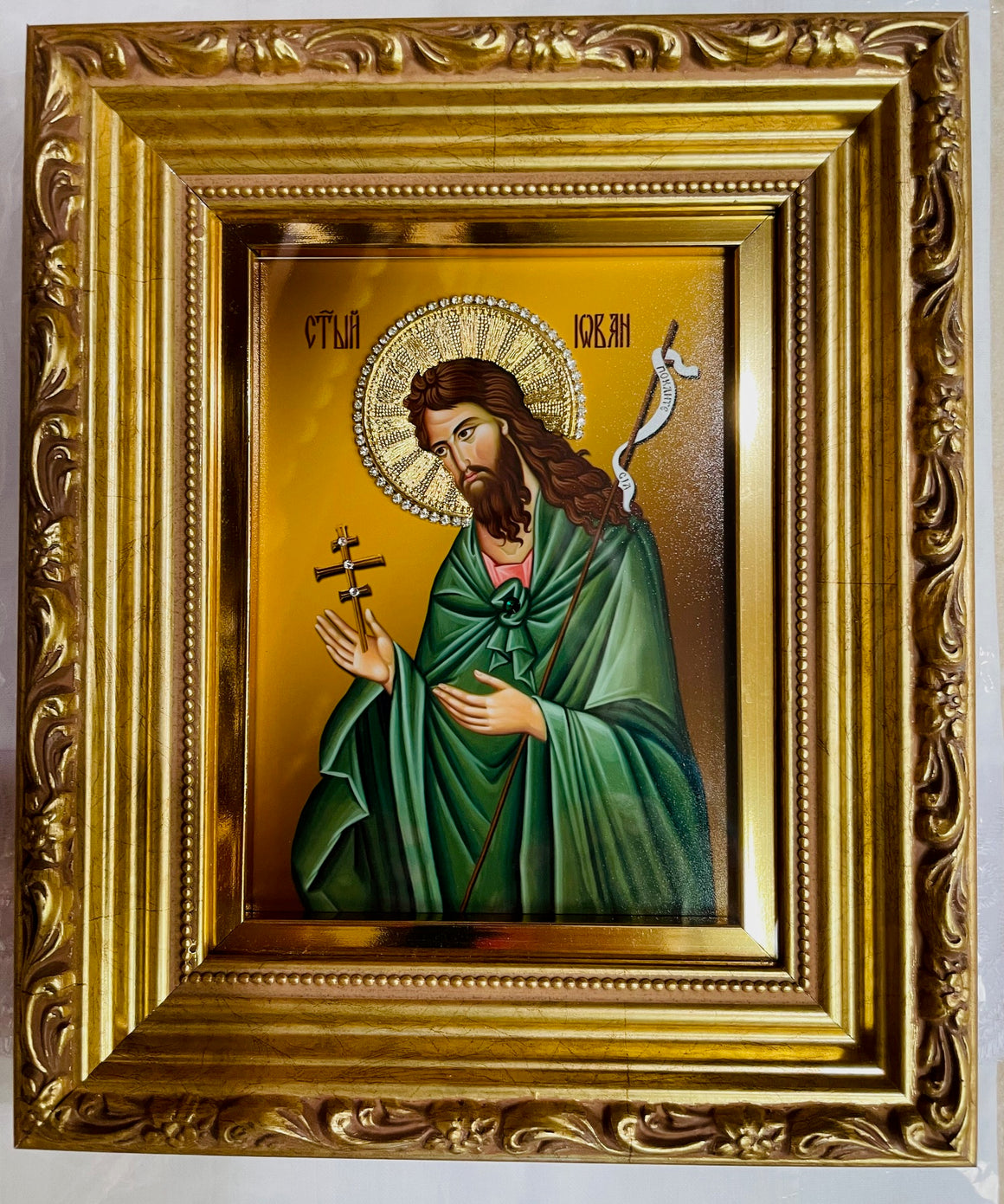 Exclusive High Quality Handmade Icon of John the Baptist