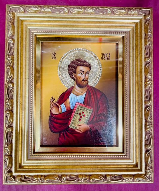 Exclusive High Quality Handmade Icon of St. Luke / Св. Лука