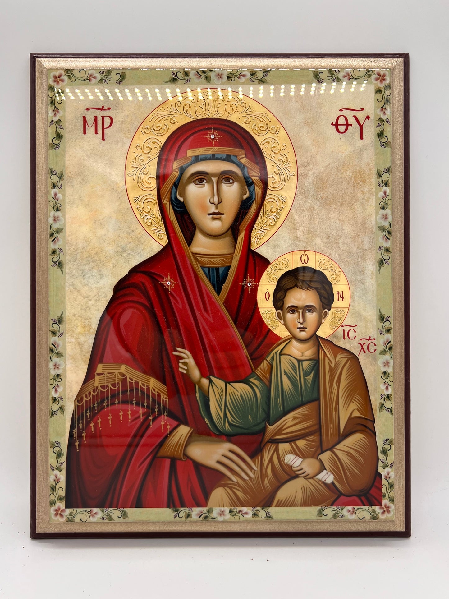Handcrafted Theotokos Icon