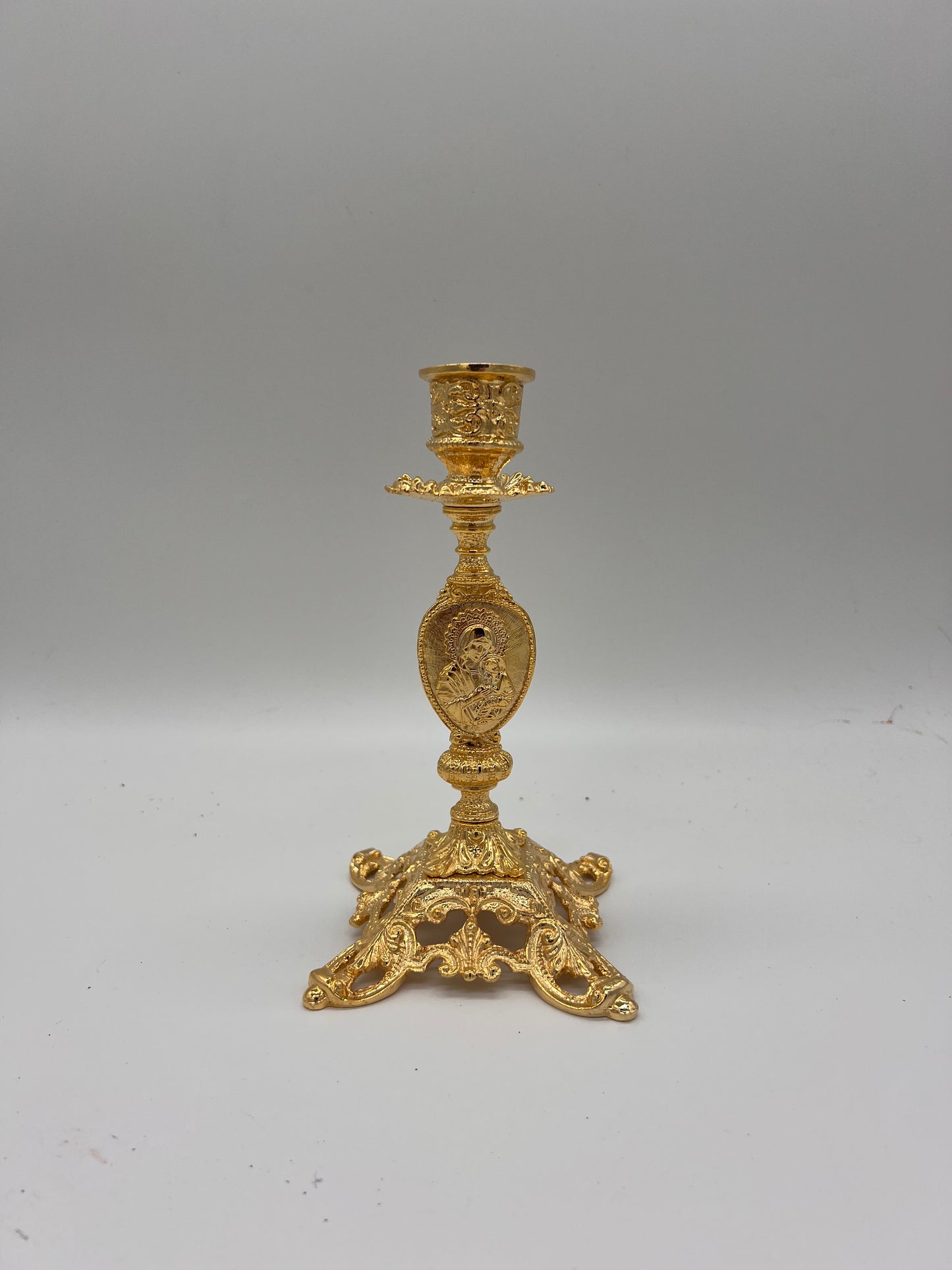 Luxury 24K Gold-Plated Candle Holder
