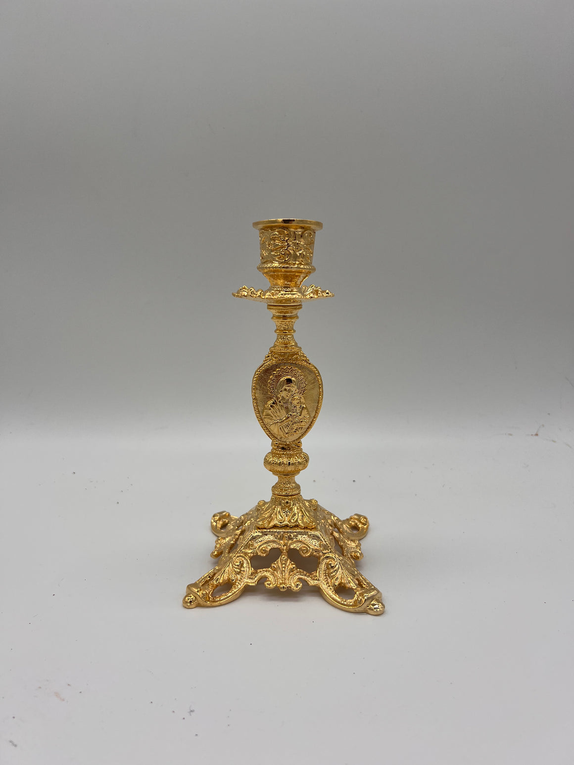 Luxury 24K Gold-Plated Candle Holder