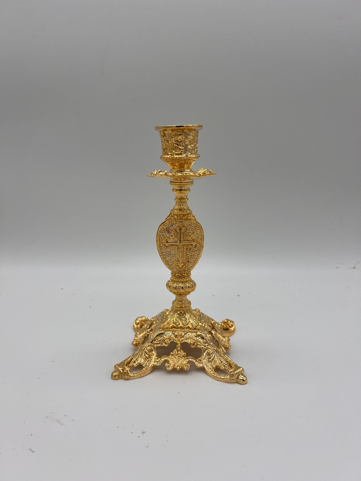 Luxury 24K Gold-Plated Candle Holder