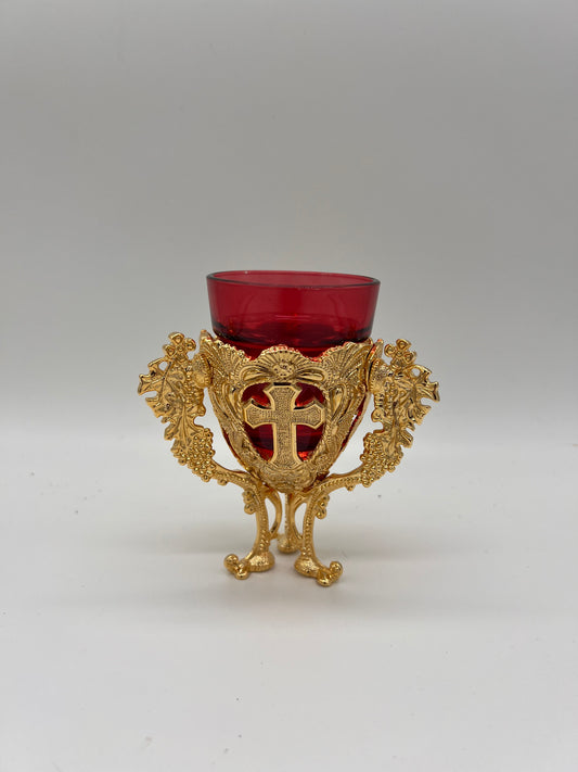 Gold Plated Table Vigil Lamp