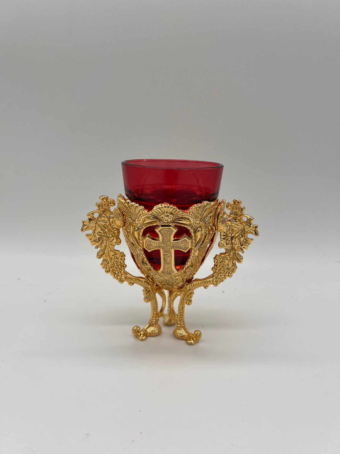 Gold Plated Table Vigil Lamp