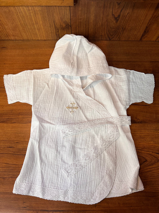 Children's Christening Gown With Hood
