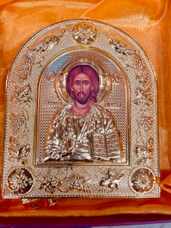 Brass Icon of Jesus Christ (gift box is included)