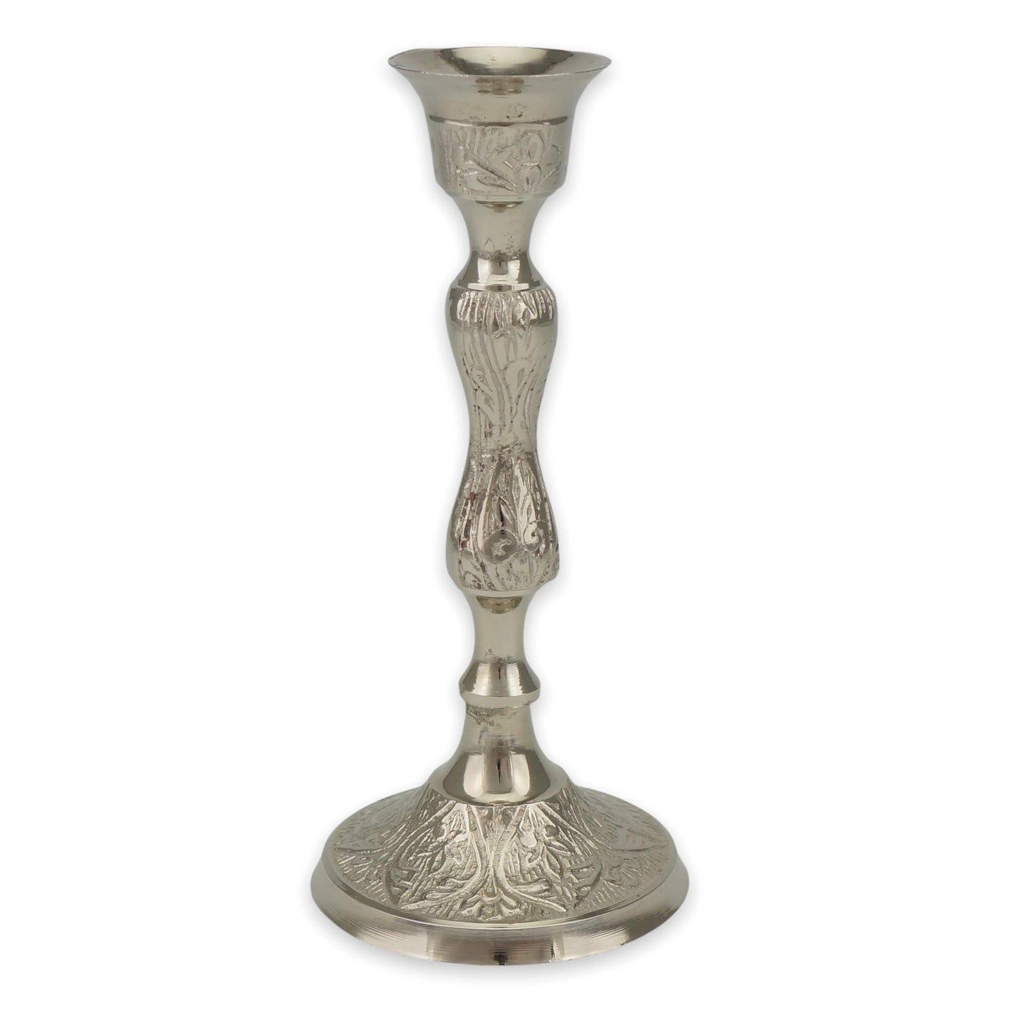 Ornate Brass Taper Candle Holder