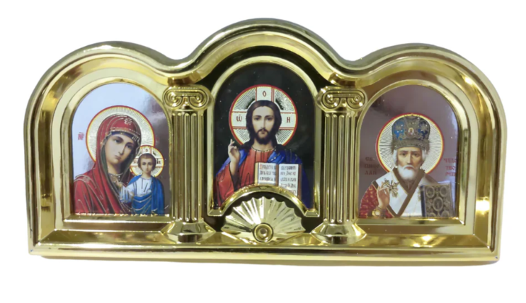 Триптих Спасителя, Богоматери и Николая Угодника