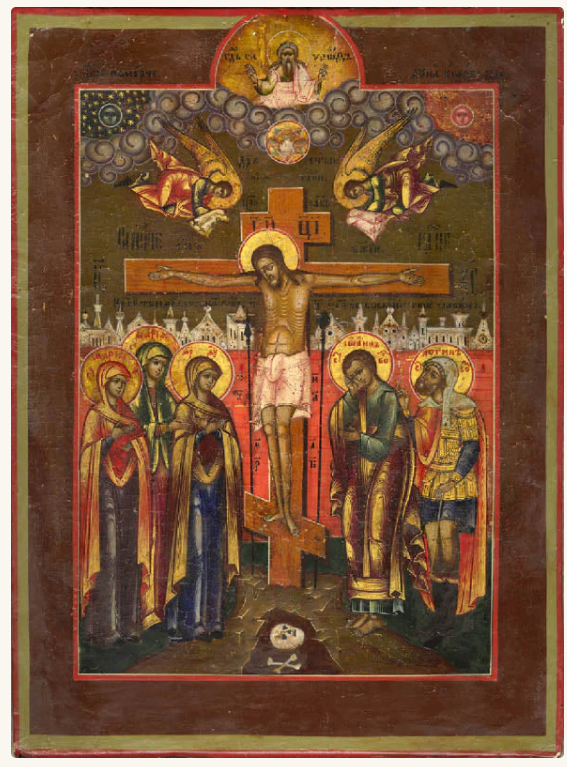 Christ's Crucifixion Icon 6" x 4.75"