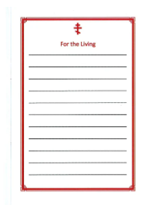 Commemoration Book: for the Living and the Reposed