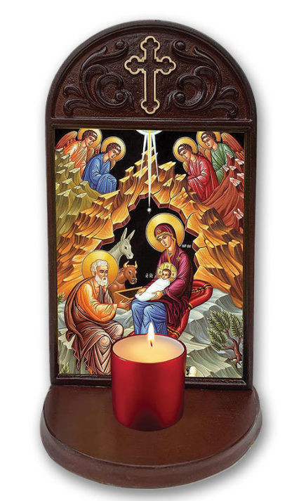 Nativity Icon Home Shrine