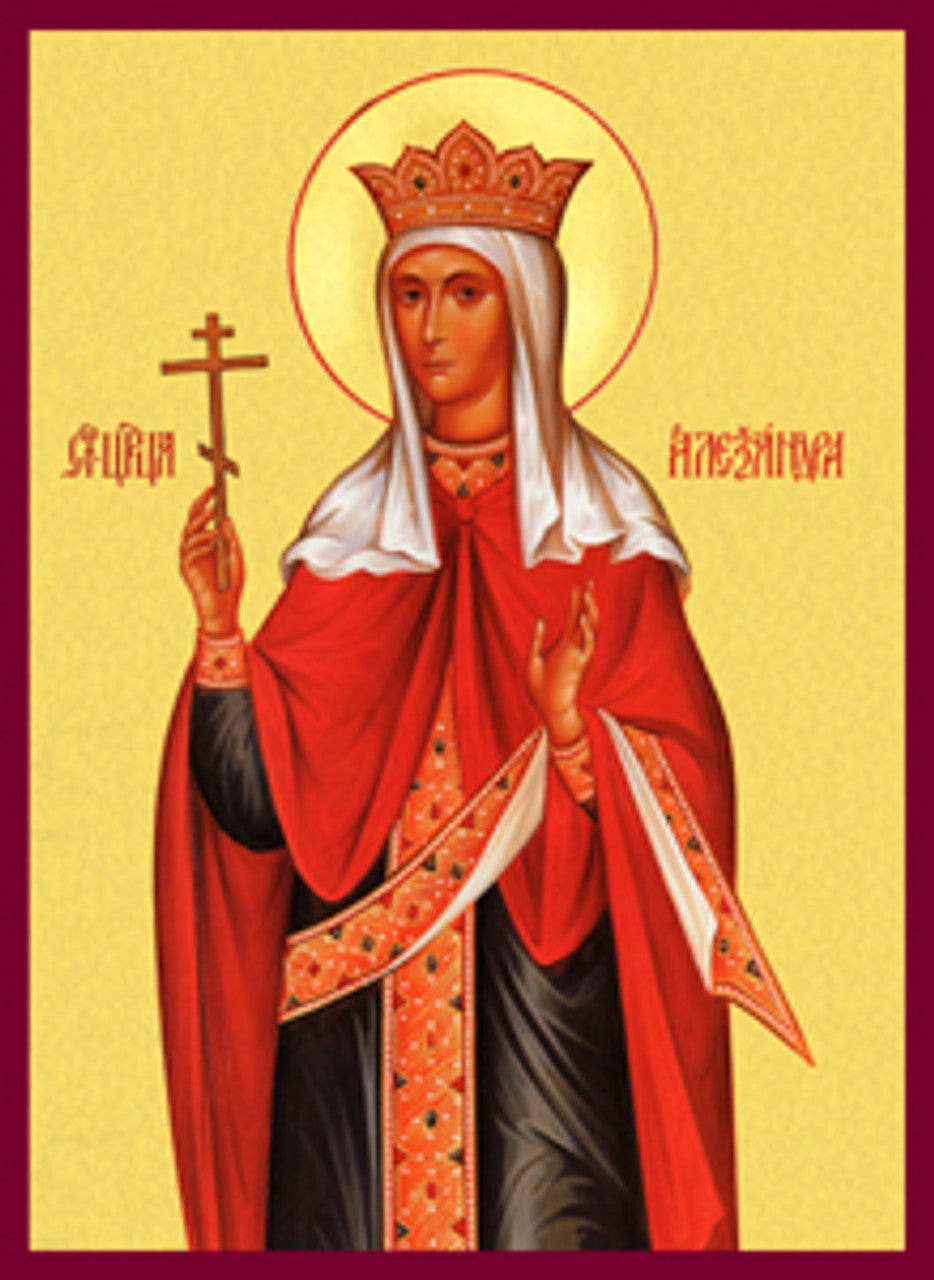 St. Alexandra empress Icon