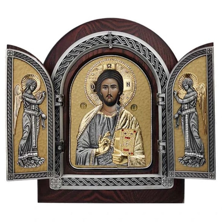 Exclusive High Quality Handmade Triptych of JESUS CHRIST
