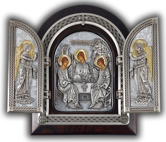 Exclusive High Quality Handmade Triptych of The Holy Trinity