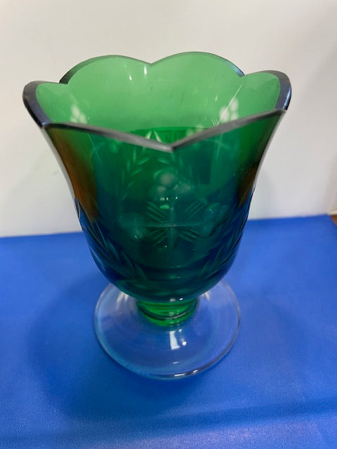 Etched standing lampada glass (available in 3 color options)