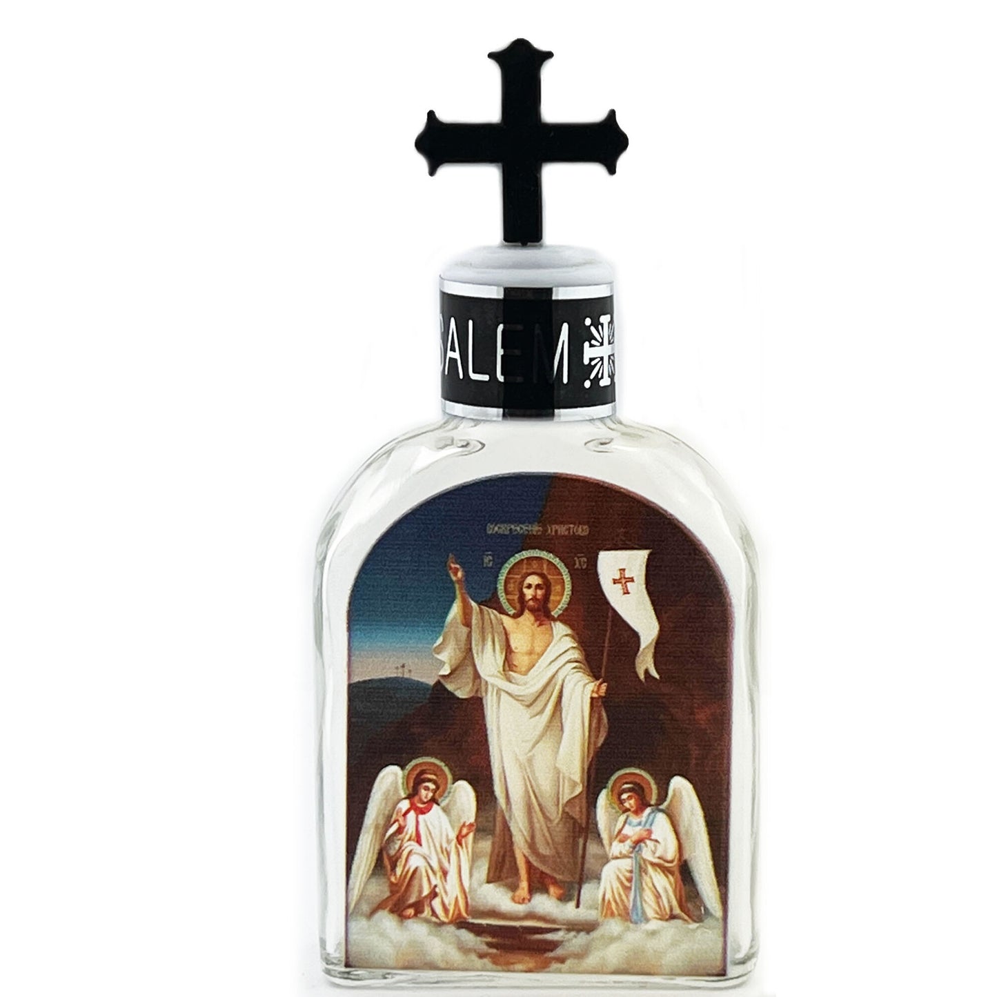Holy Water Glass Bottle With Icon