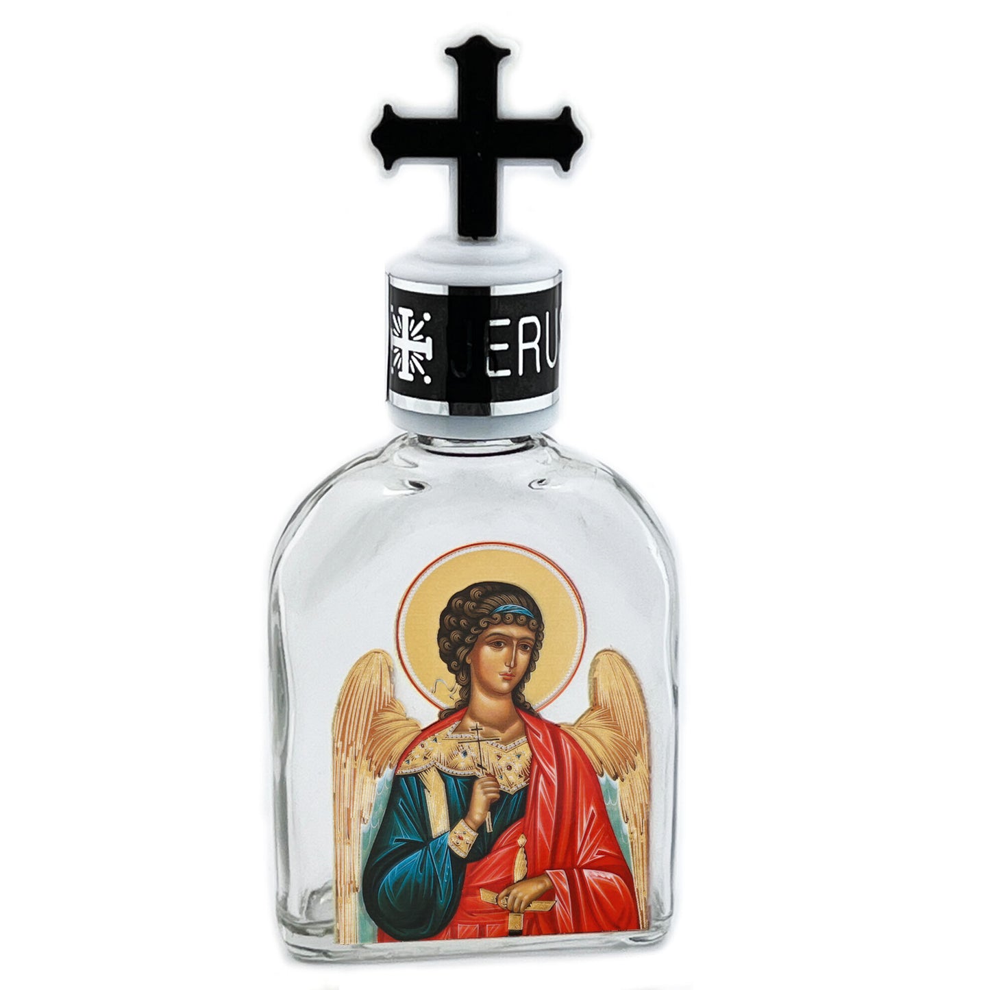 Holy Water Glass Bottle With Icon
