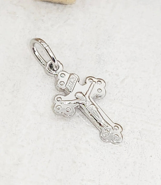 Sterling Silver TINY Cross Pendant
