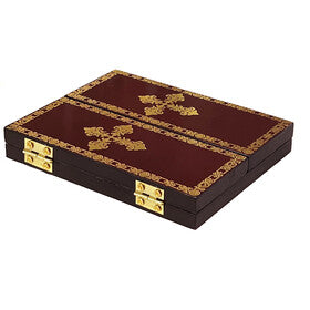 Virgin Mary Christ Icon Triptych With Archangels Michael and Gabriel - Gold Foil 5 1/16 Inch, Virgin Mary Feodorovskaya