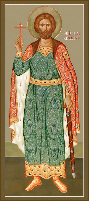 St Alexander Nevsky (Classic Print, 6 in by 2.5 in)