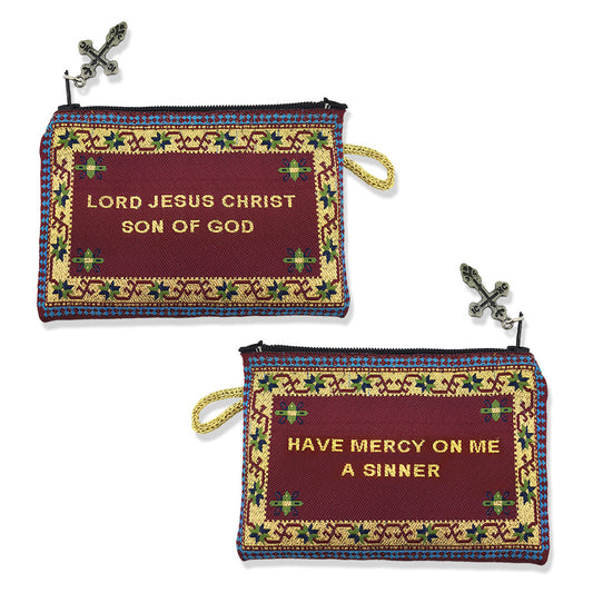 Jesus Prayer Pouch - 2 Sided 4 1/4"x3"