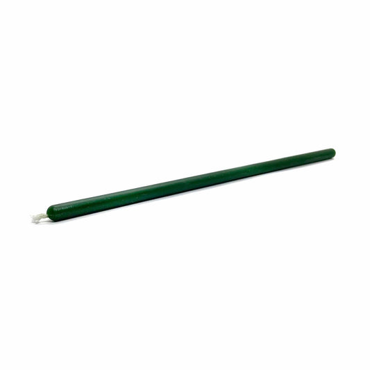 Thin Feast Day Candle: Green (9 in)