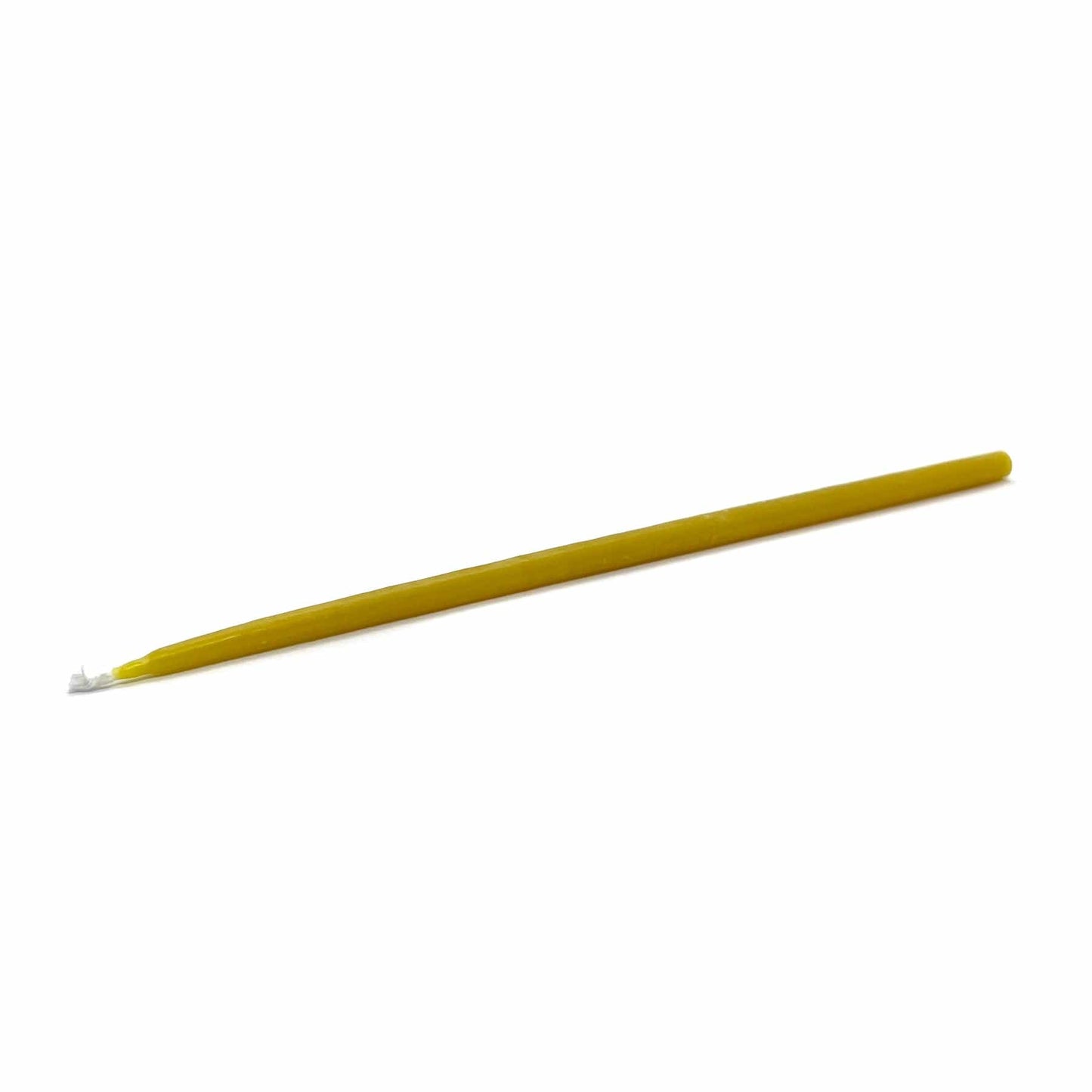 Thin Hand-dipped Candle: Golden (10 in)