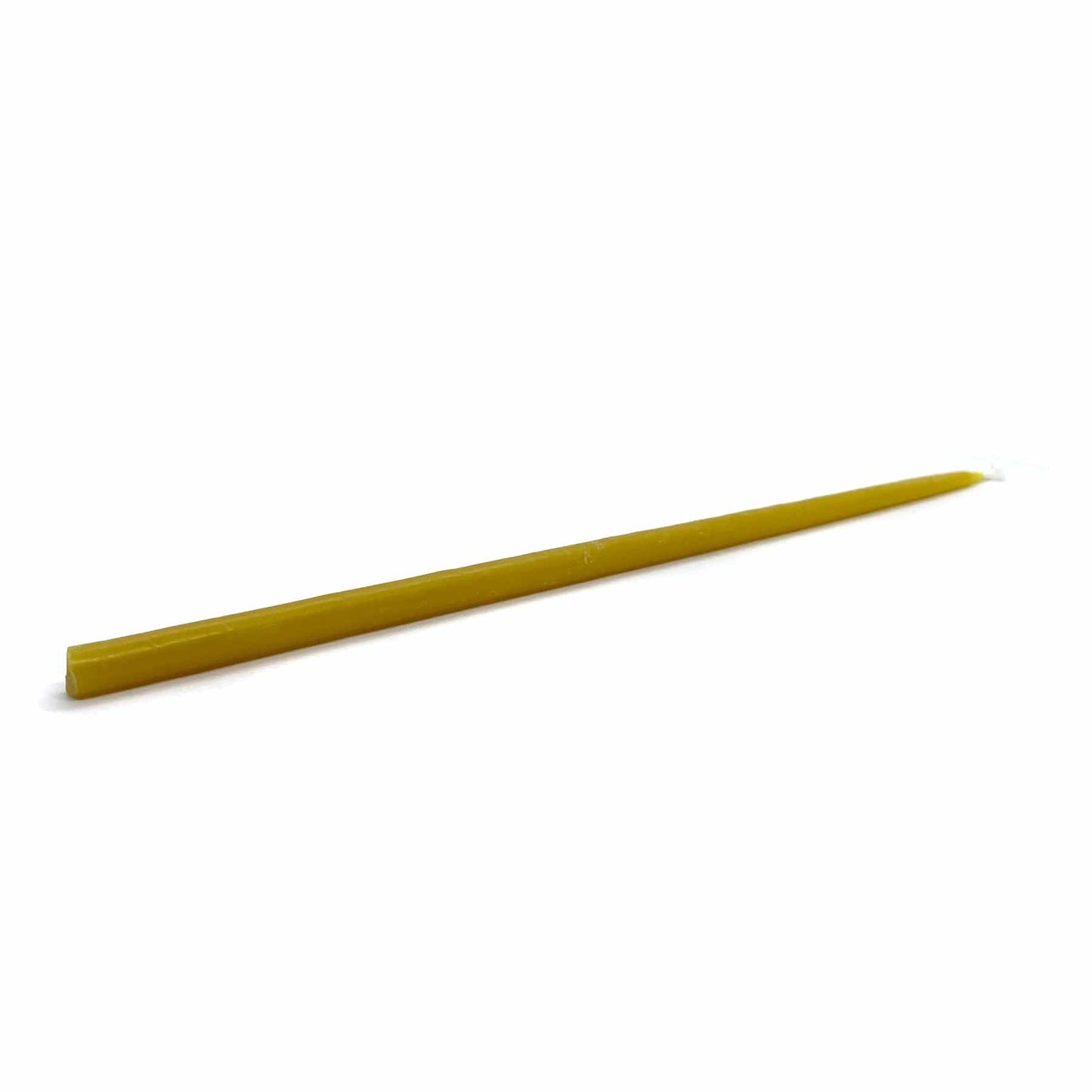 Thin Hand-dipped Candle: Golden (10 in)
